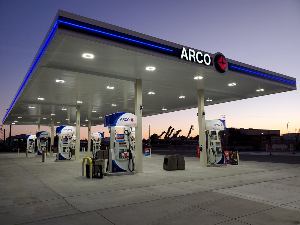 Fueling Arco Station